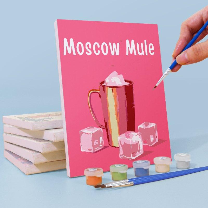 6 Mini Paintings | Happy Hour Cocktail Set