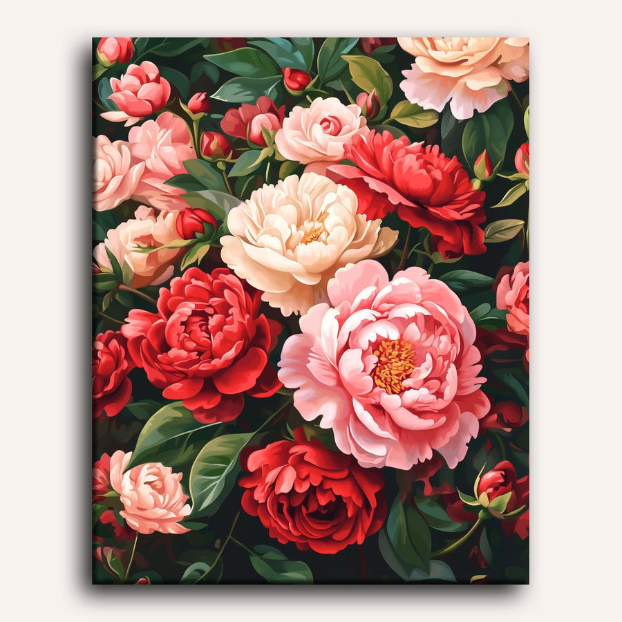 Peonies | Paint by Numbers