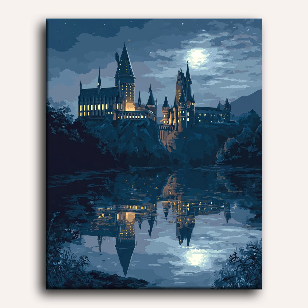 Moonlit Castle | Paint by Numbers