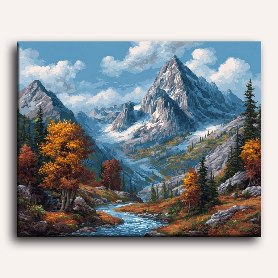 Autumn Peaks | Paint by Numbers