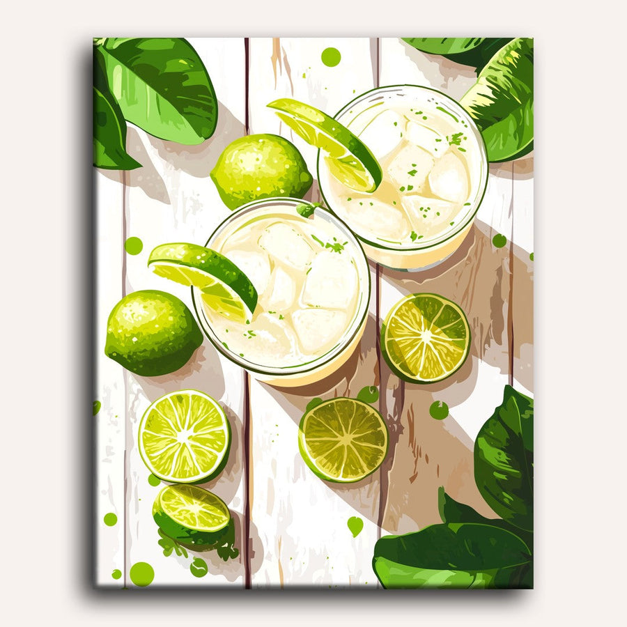 Refreshing Margaritas | Paint by Numbers