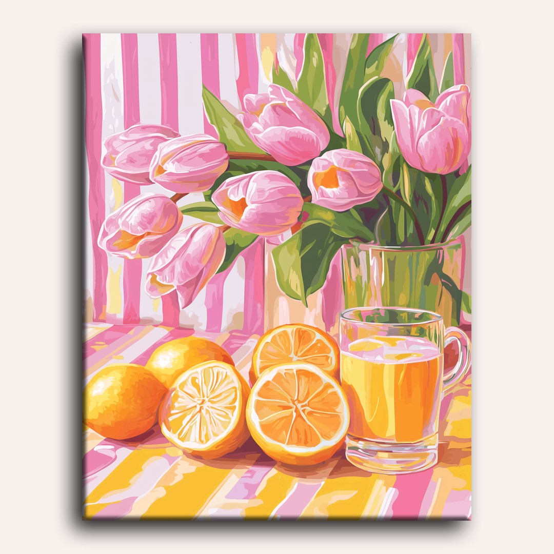 Juicy Tulips | Paint by Numbers