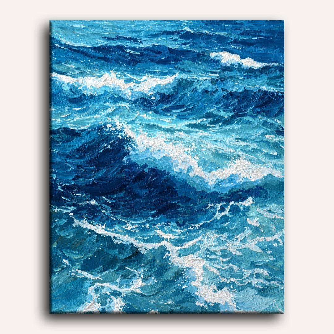 Into the Waves | Paint by Numbers